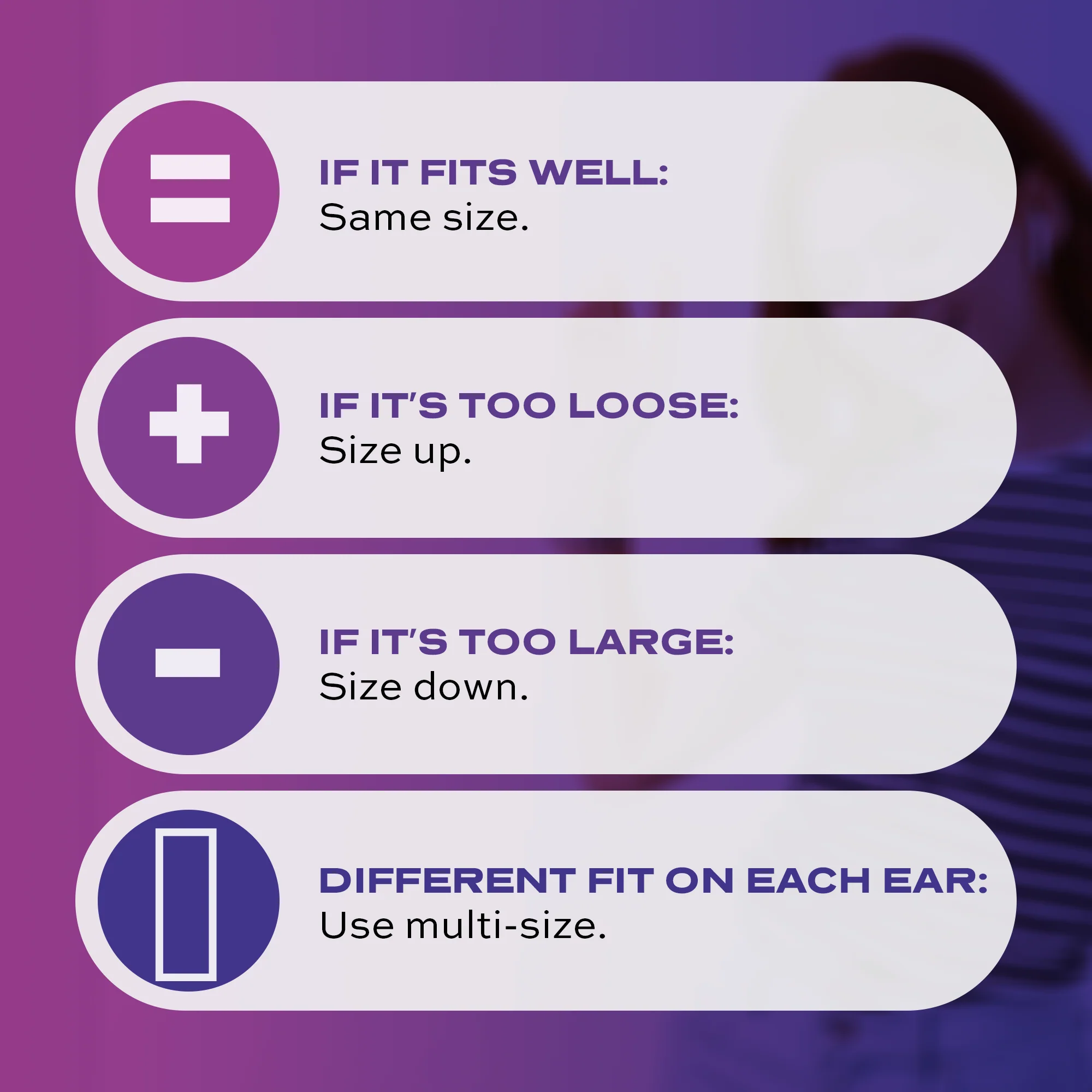 CloudBuds | Airpods Pro Tips | Memory Foam Ear Tip Replacement | 3 Sizes - Image 8