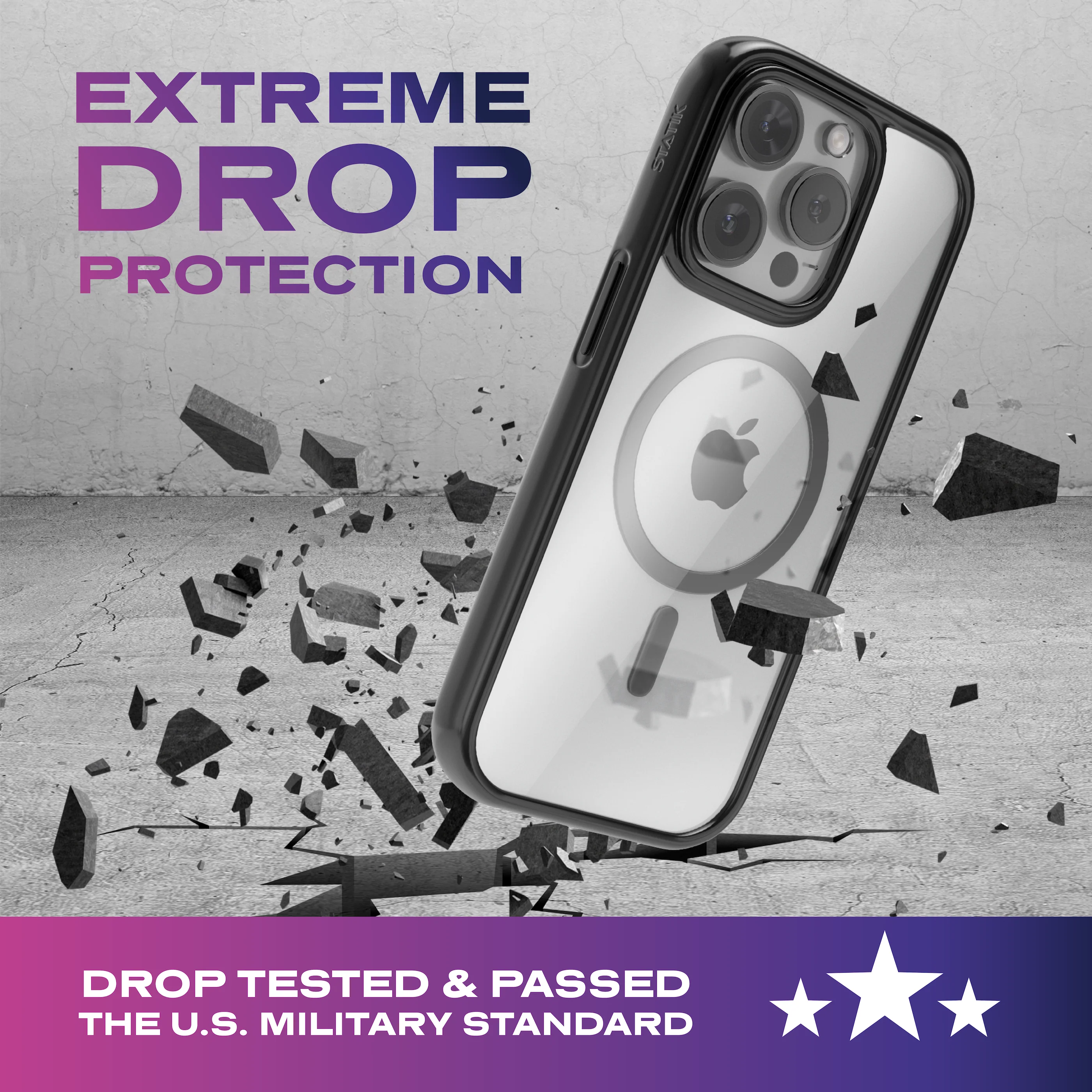 DeltaShock™ Phone Case | Clear - Image 3