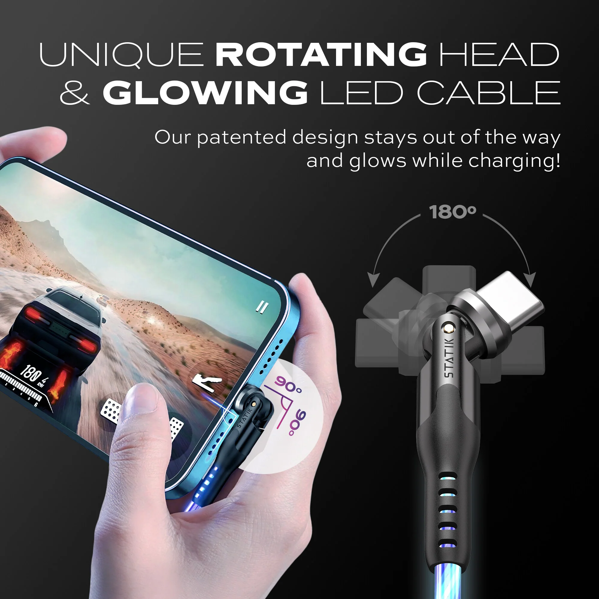 GloBright® 360 | Universal Magnetic Charge Cable - Image 4