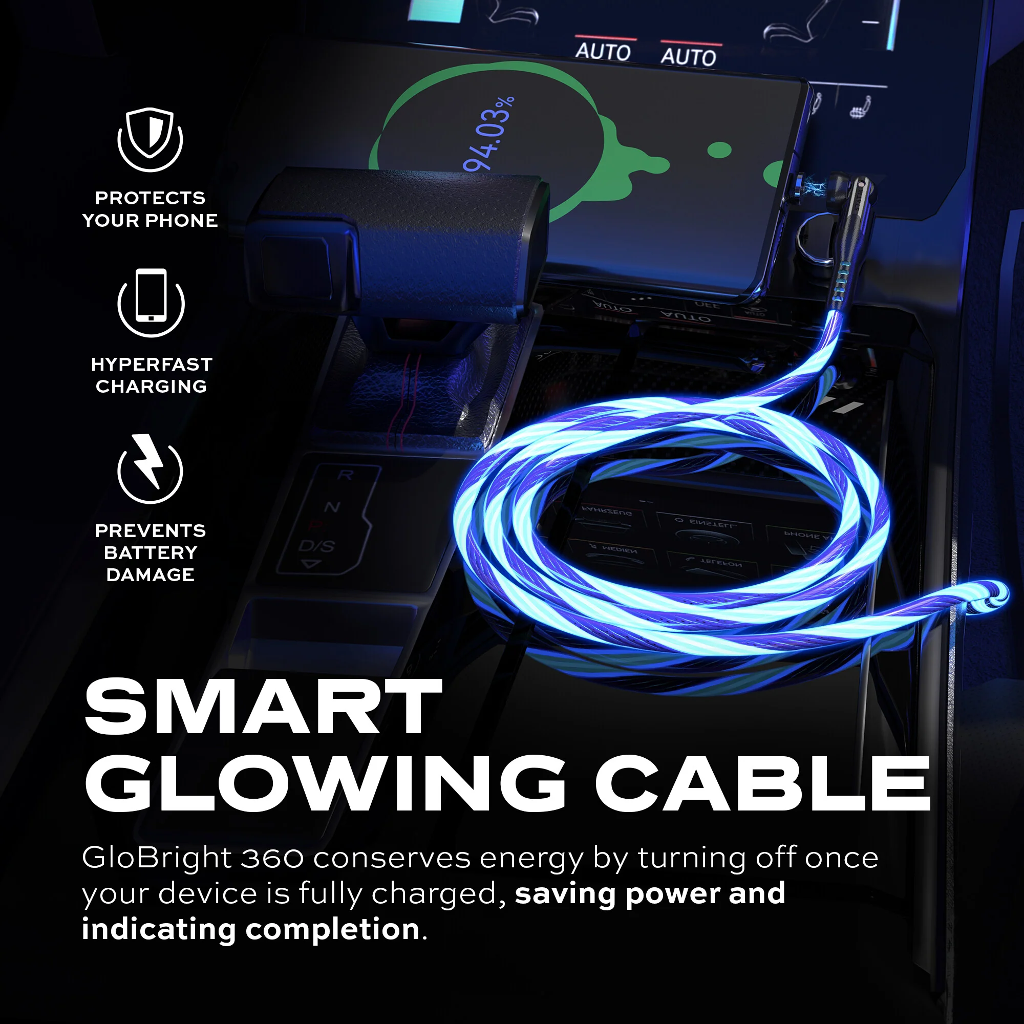 GloBright® 360 | Universal Magnetic Charge Cable - Image 5