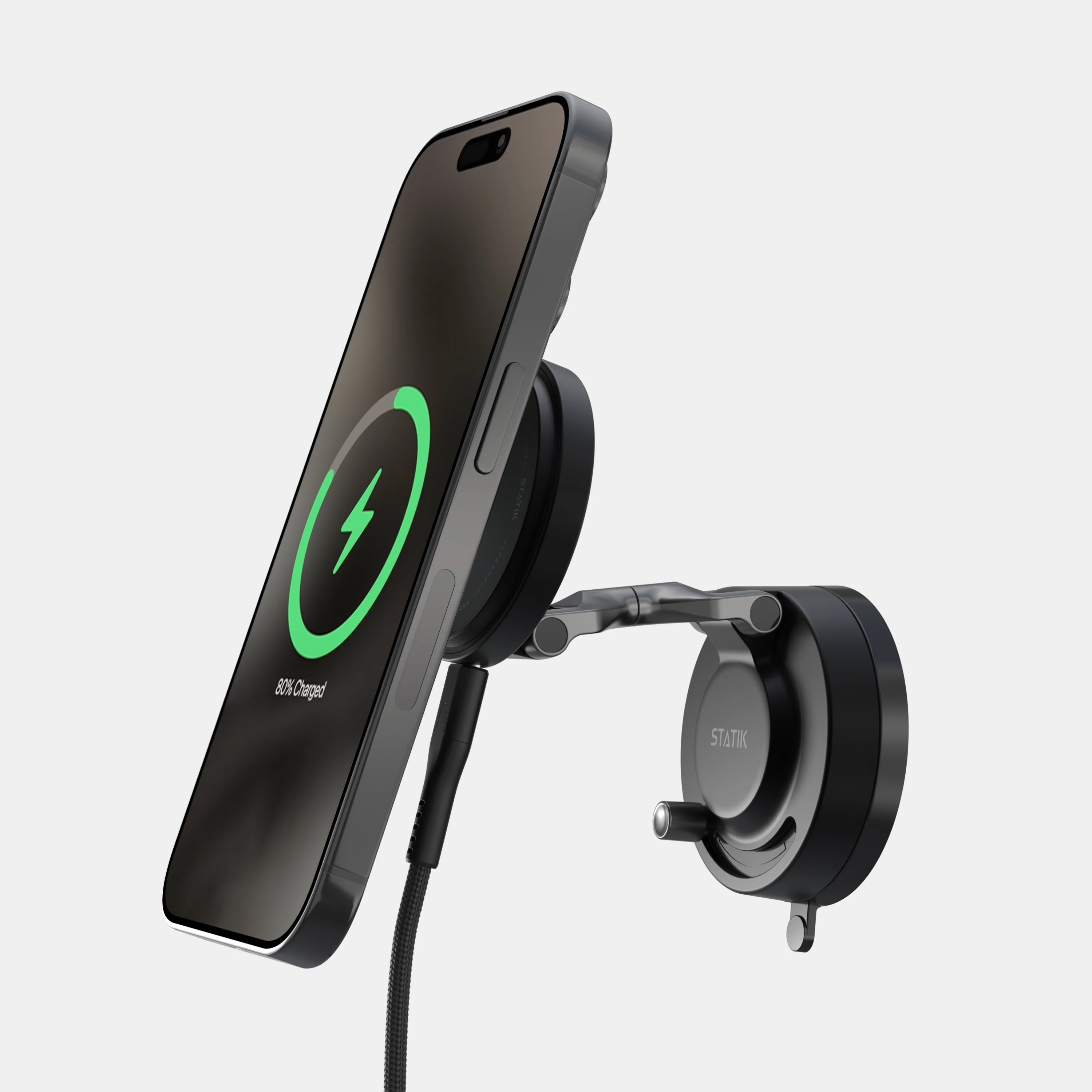 HyperMount Pro | 15W Wireless Charging Nano-Vacuum Mount - Image 11