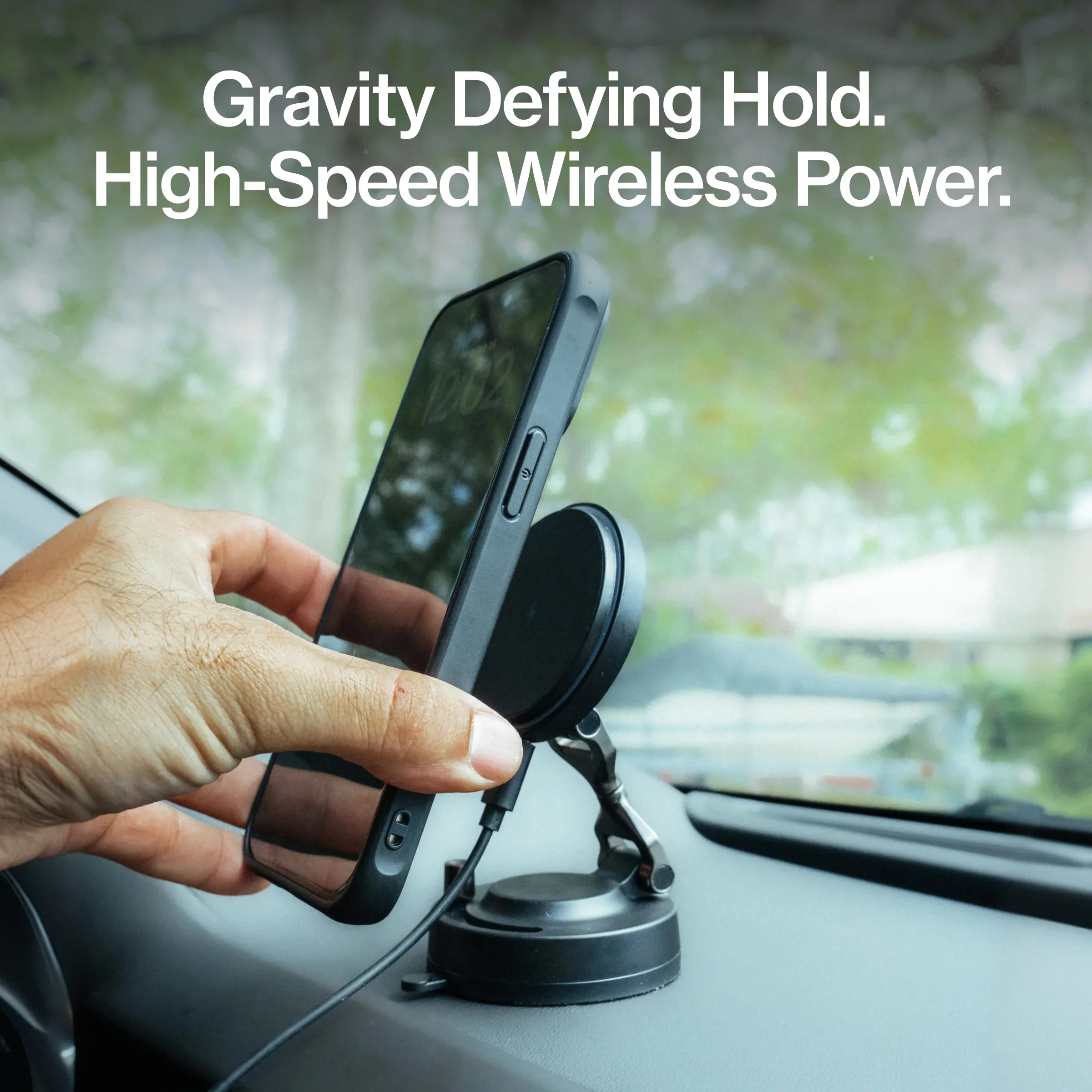 HyperMount Pro | 15W Wireless Charging Nano-Vacuum Mount - Image 5