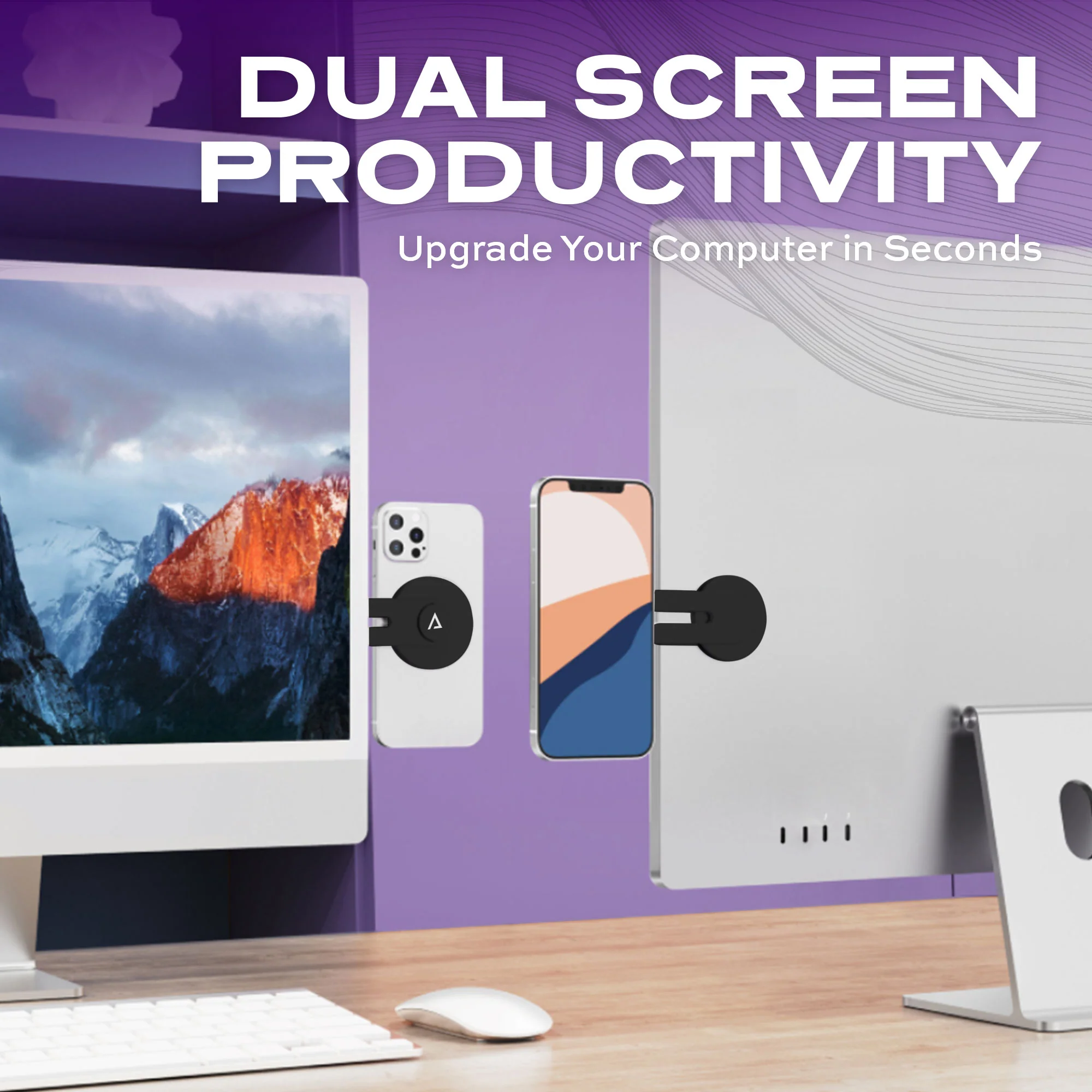 HyperMount™ Switch | Magnetic Phone Holder for Laptops | Adjustable Monitor Side Mount - Image 9