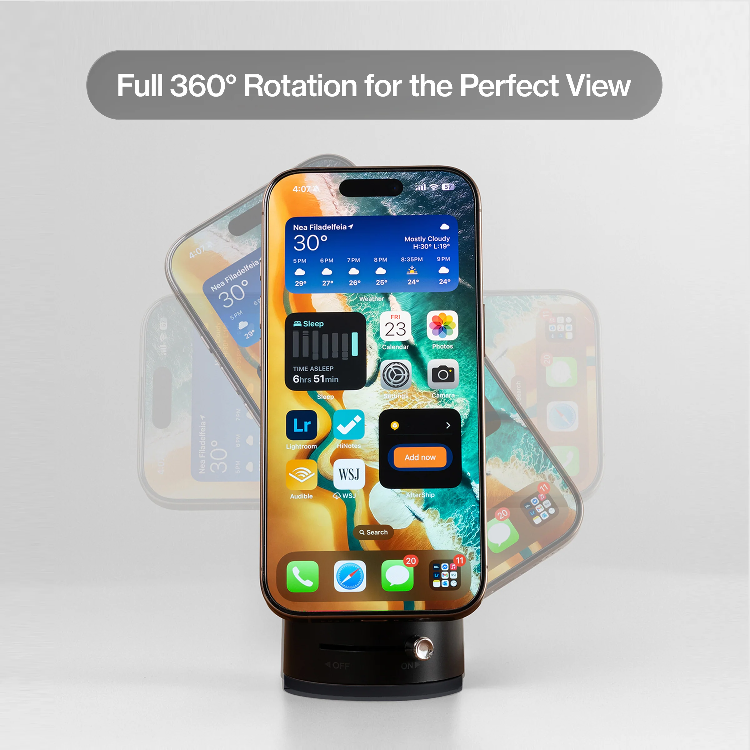 HyperMount (Gen 2) | Vacuum Car Mount | Compatible with All Smart Phones | iPhone or Android - Image 5