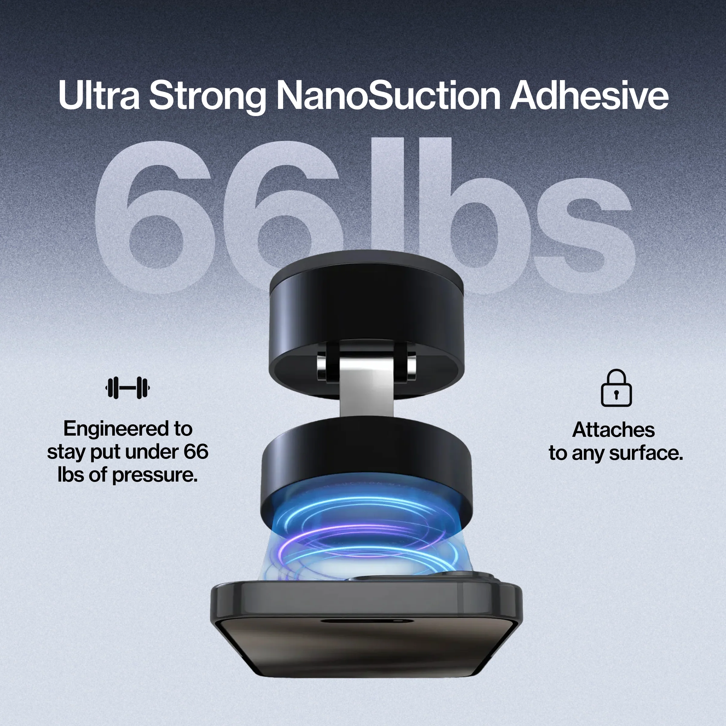 HyperMount (Gen 2) | Vacuum Car Mount | Compatible with All Smart Phones | iPhone or Android - Image 6