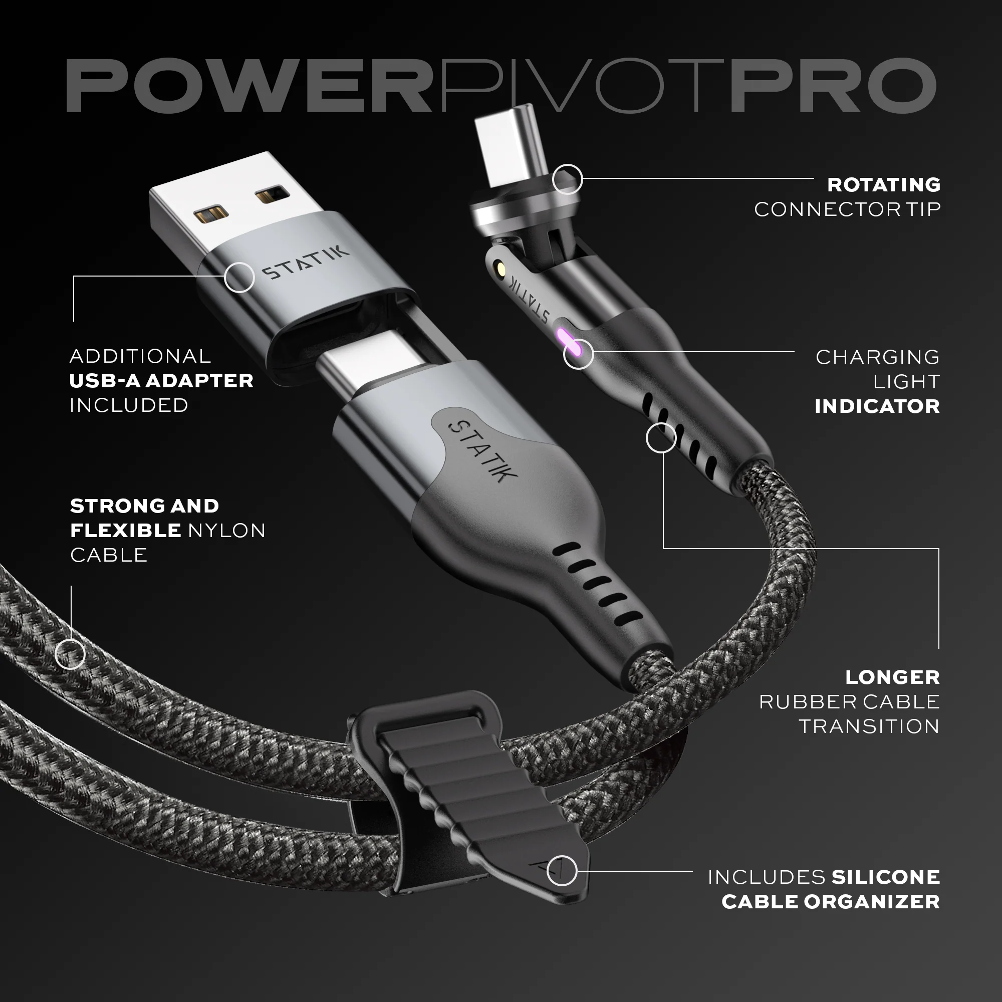 PowerPivot® Pro | Fast Charge 100W Compatible | Data Transfer - Image 7