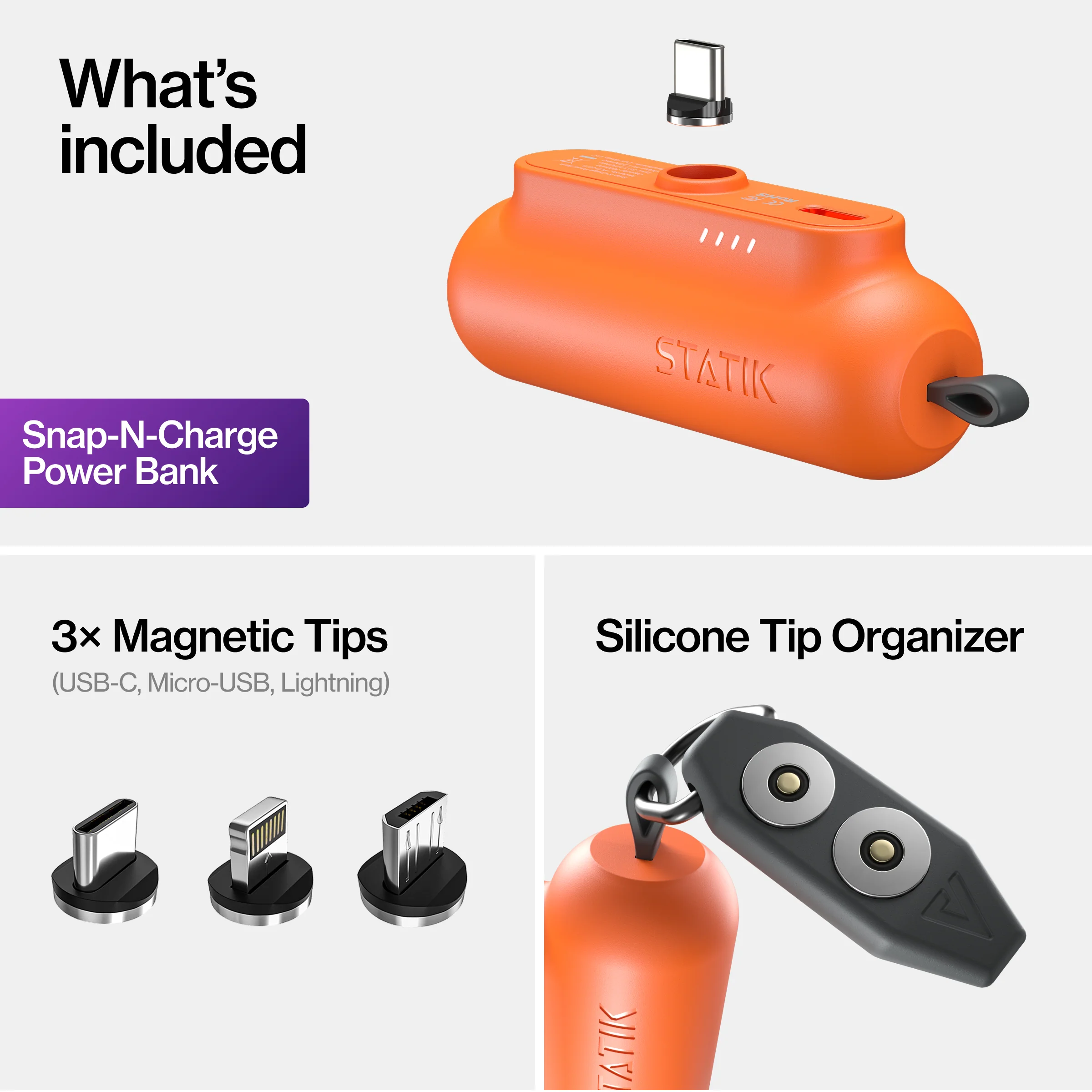 Snap-N-Charge® | Universal Magnetic Power Bank - Image 35