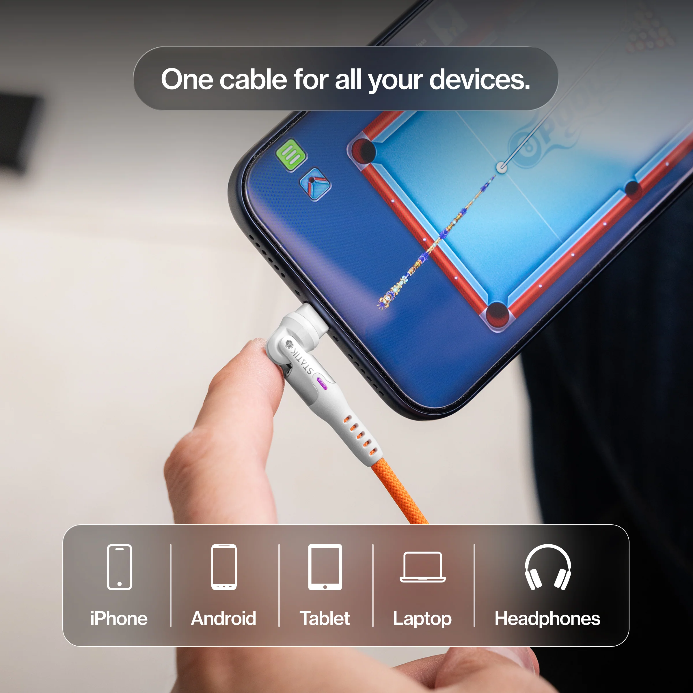 Statik® 360 | Universal Magnetic Charge Cable - Image 8