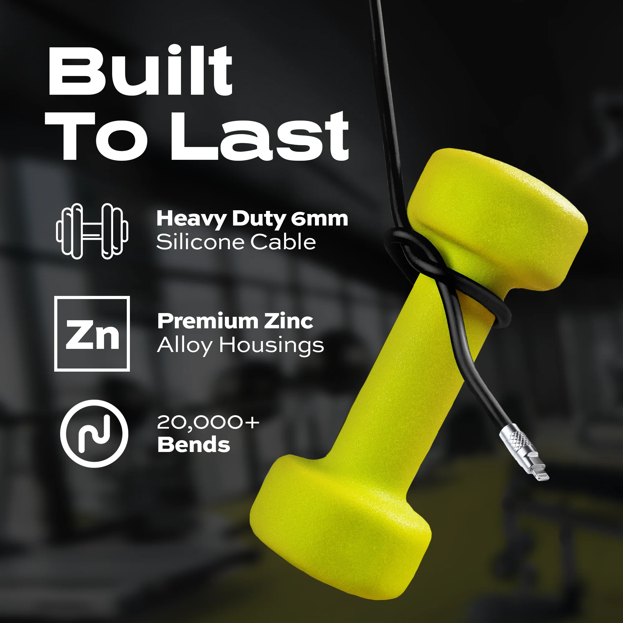 TsumoCharge® | 100W Silicone Charging Cable | USB-C | Black - Image 6