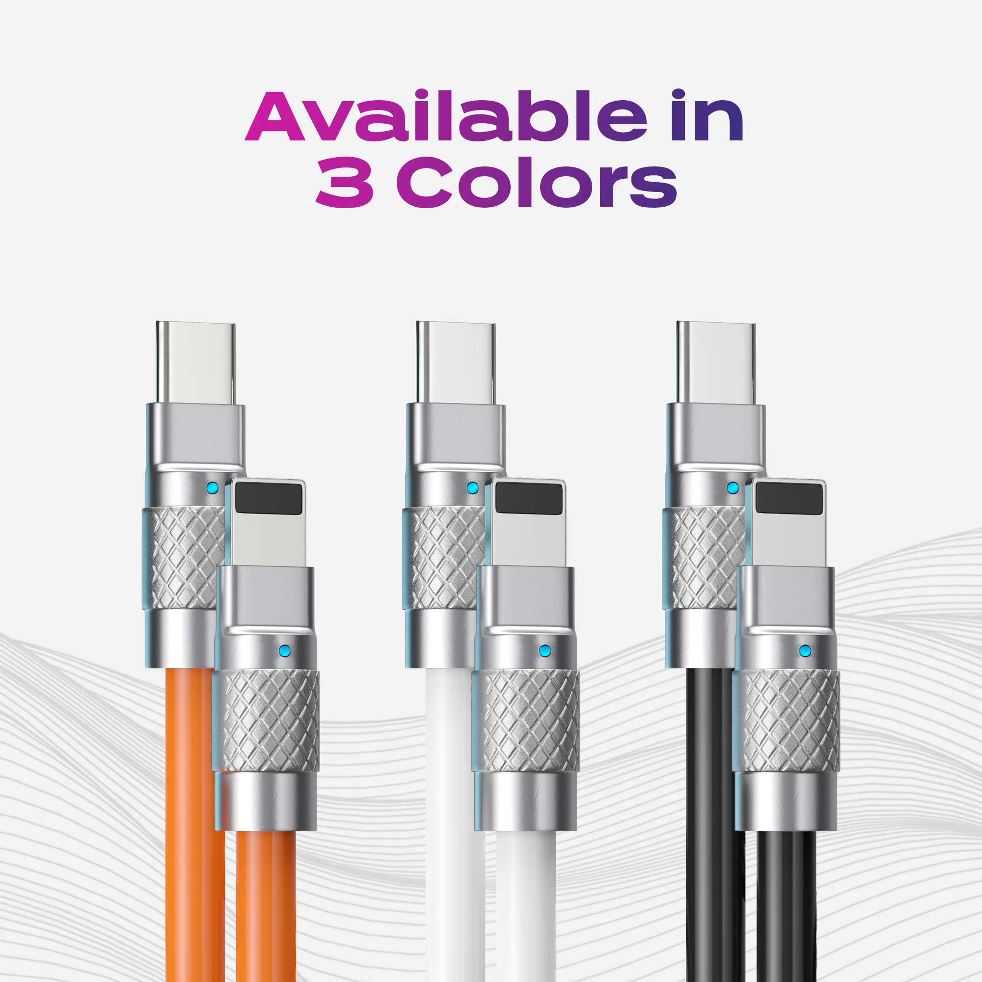 TsumoCharge® | 100W Silicone Charging Cable | USB-C | Black - Image 9