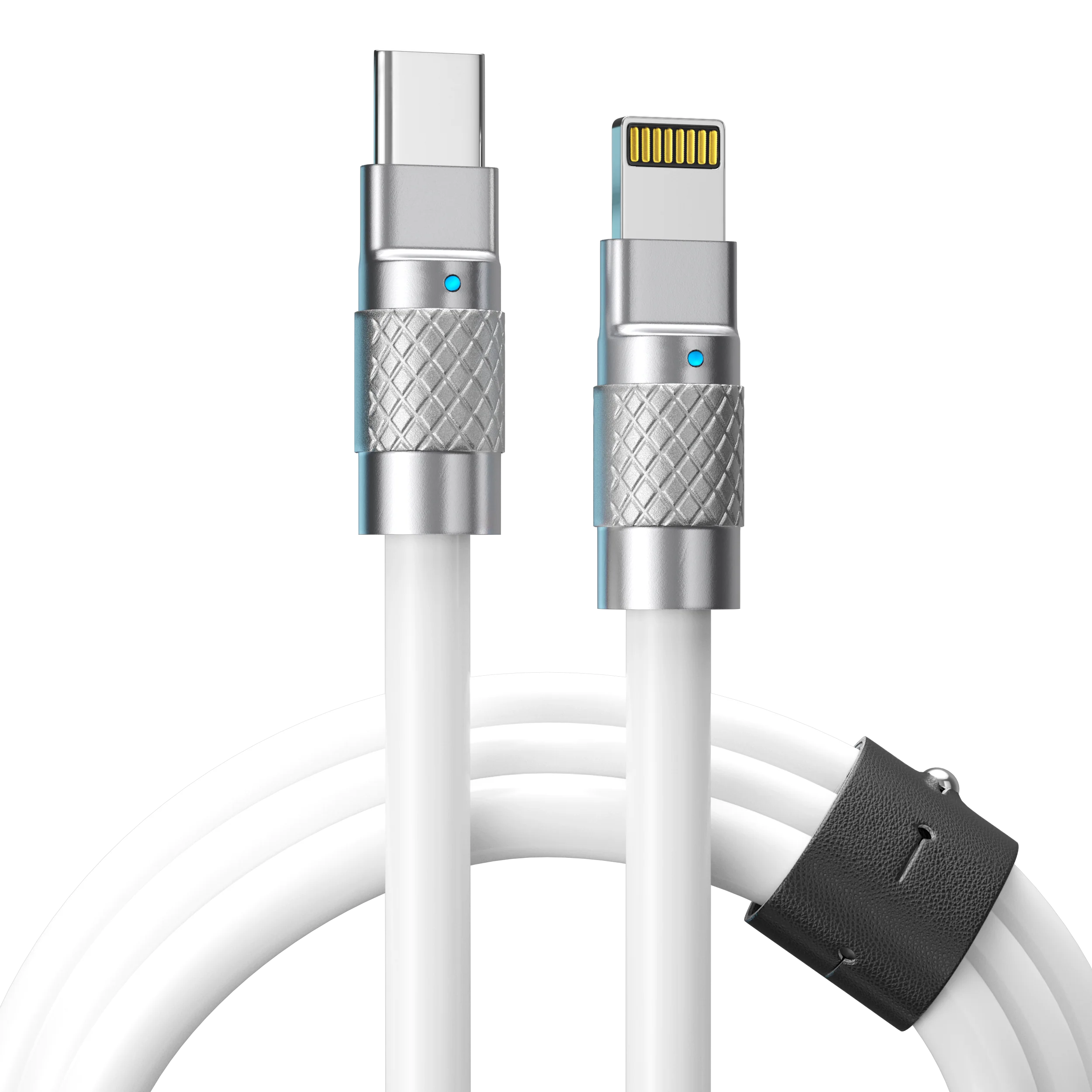 TsumoCharge® | 100W Silicone Charging Cable | White - Image 10